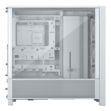 FRAME 4000D RS, Tempered Glass, No PSU, E-ATX, White, Mid Tower Case