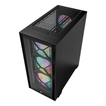 AIR 1000 Premium, Tempered Glass, No PSU, ATX, Black, Mid Tower Case