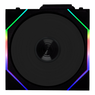 UNI FAN TL 120 Reverse Blade Wireless 3 x 120mm, w/ Controller, ARGB LEDs, 2300 RPM, 83.4 CFM, 34 dBA, Cooling Fans