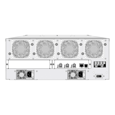 ARC-7324JS-TR4, 24-Bay 4U Rackmount 12Gb SAS JBOD w/ Expansion Port
