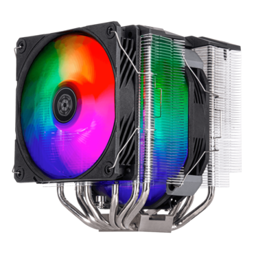 Hydrogon D140 ARGB, 160mm Height, 220W TDP, Copper/Aluminum CPU Cooler
