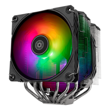 Hydrogon D140 ARGB, 160mm Height, 220W TDP, Copper/Aluminum CPU Cooler