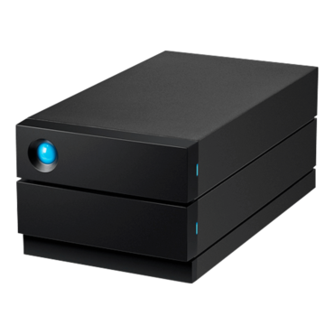 36TB LaCie 2big RAID, USB-C 3.2 Gen 2, Black, External Hard Drive