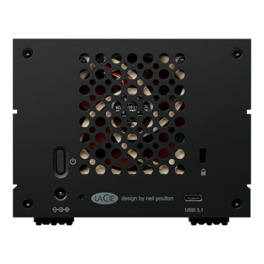 40TB LaCie 2big RAID, USB-C 3.2 Gen 2, Black, External Hard Drive
