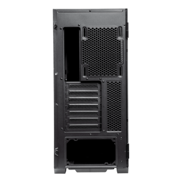 FARA B2, Tempered Glass, No PSU, E-ATX, Black, Mid Tower Case