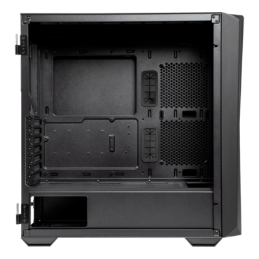 FARA B2, Tempered Glass, No PSU, E-ATX, Black, Mid Tower Case