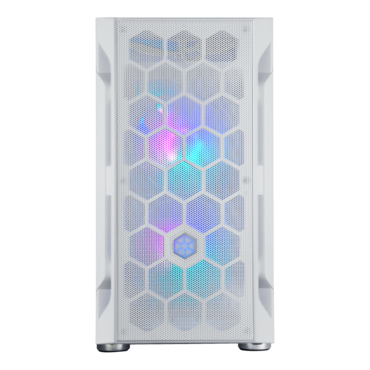 FARA H1M PRO, Tempered Glass, No PSU, microATX, White, Mini Tower Case