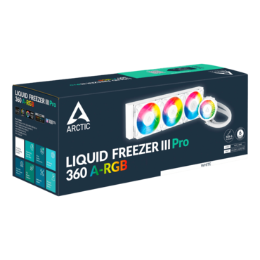 Liquid Freezer III Pro 360 A-RGB, White, 360mm Radiator, Liquid Cooling System