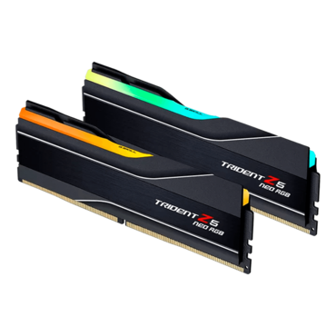 48GB (2 x 24GB) Trident Z5 Neo RGB DDR5 6000MT/s, CL26, Black, RGB LED, DIMM Memory - TAA Compliant