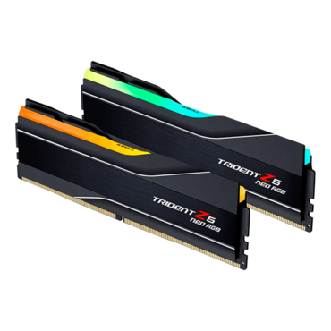 32GB (2 x 16GB) Trident Z5 Neo RGB DDR5 6000MT/s, CL26, Black, RGB LED, DIMM Memory - TAA Compliant