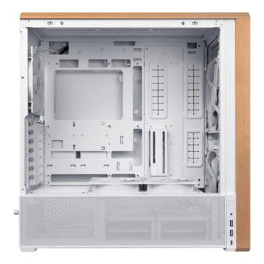 LANCOOL 217, Tempered Glass, No PSU, E-ATX, White, Mid Tower Case