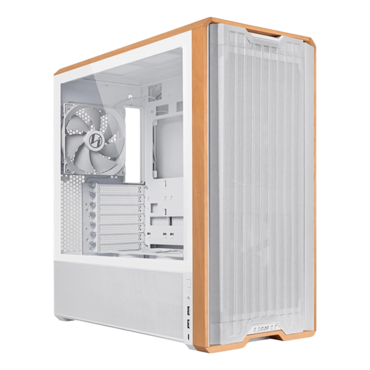 LANCOOL 217, Tempered Glass, No PSU, E-ATX, White, Mid Tower Case