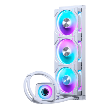Glacier One 360D30 X2, White, 360mm Radiator, Liquid Cooling System