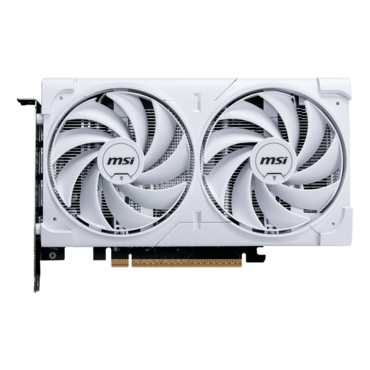 GeForce RTX™ 5060 8G VENTUS 2X OC WHITE, 2527 - 2535MHz, 8GB GDDR7, Graphics Card