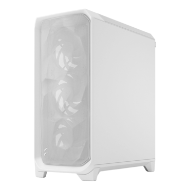 Meshify 3 TG Clear Tint, Tempered Glass, No PSU, E-ATX, White, Mid Tower Case