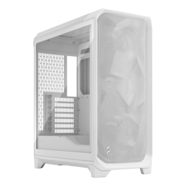 Meshify 3 TG Light Tint, Tempered Glass, No PSU, E-ATX, White, Mid Tower Case