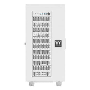AX700 TG Snow, Tempered Glass, No PSU, XL-ATX, White, Full Tower Case