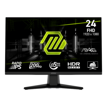 MAG 242F, 23.8&quot; Rapid IPS, 1920 x 1080 (FHD), 0.5 ms, 200Hz, FreeSync™ Premium Gaming Monitor
