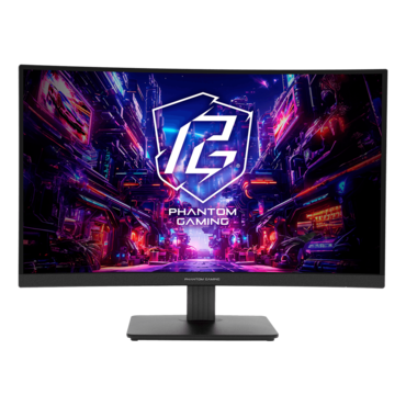 Phantom Gaming PG27QRT1B, Curved, 27&quot; VA, 2560 x 1440 (QHD), 1ms, 180Hz, FreeSync™ Gaming Monitor
