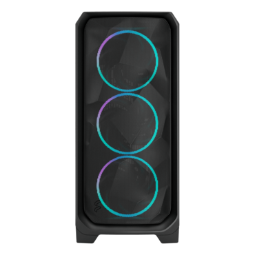 Meshify 3 RGB TG Light Tint, Tempered Glass, No PSU, E-ATX, Black, Mid Tower Case