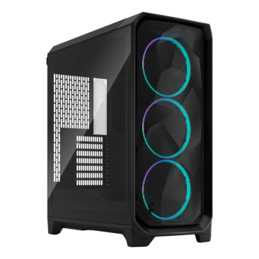 Meshify 3 RGB TG Light Tint, Tempered Glass, No PSU, E-ATX, Black, Mid Tower Case