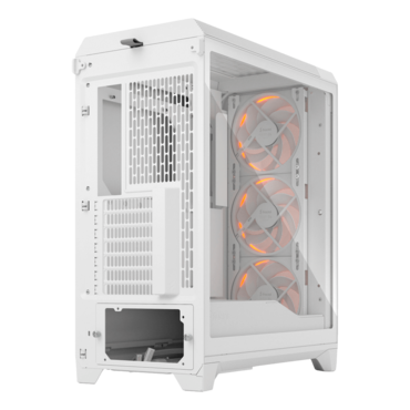 Meshify 3 RGB TG Clear Tint, Tempered Glass, No PSU, E-ATX, White, Mid Tower Case