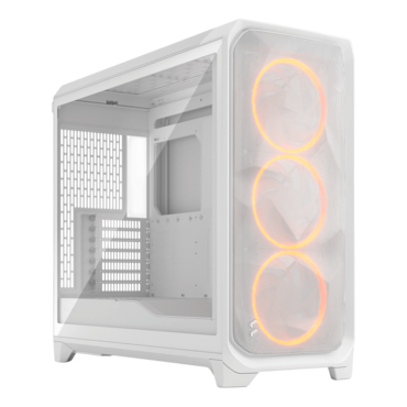 Meshify 3 XL RGB TG Light Tint, Tempered Glass, No PSU, E-ATX, White, Full Tower Case