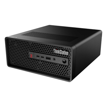 ThinkStation P3 Ultra SFF Gen 2 (30J50039US), Intel® Core™ Ultra 5 235, 16GB DDR5-6400 CSODIMM Memory, 512GB SSD M.2 2280 PCIe 5.0x4 Performance NVMe Opal, Intel® Graphics, Windows 11 Pro