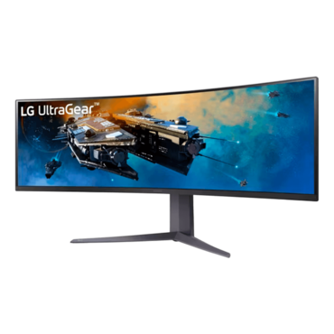 UltraGear™ 45GR65DC-B, Curved, 44.5" VA, 5120 x 1440 (UWDQHD), 1 ms, 200Hz, FreeSync™ Premium Pro Gaming Monitor