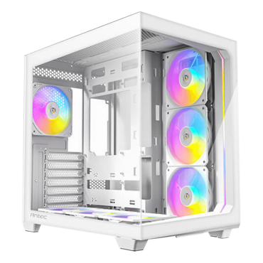 C5 ARGB, Tempered Glass, No PSU, ATX, White, Mid Tower Case