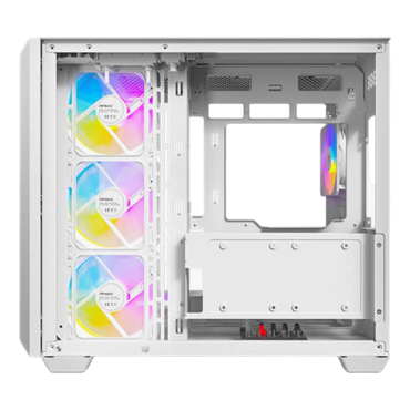 C5 ARGB, Tempered Glass, No PSU, ATX, White, Mid Tower Case