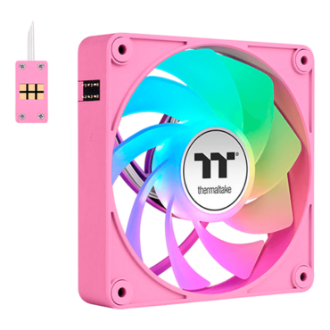 CT120 EX Reverse ARGB Bubble Pink 3 x 120mm, ARGB LEDs, 2000 RPM, 65.82 CFM, 31.2 dBA, Cooling Fans
