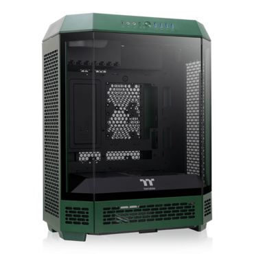 The Tower 600, Tempered Glass, No PSU, ATX, Racing Green, Mid Tower Case