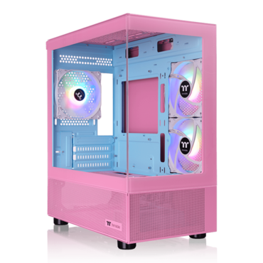 View 170 TG ARGB, Tempered Glass, No PSU, microATX, Bubble Pink, Mini Tower Case