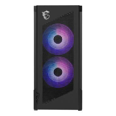 MPG VELOX 300R AIRFLOW PZ, Tempered Glass, No PSU, E-ATX, Black, Mid Tower Case