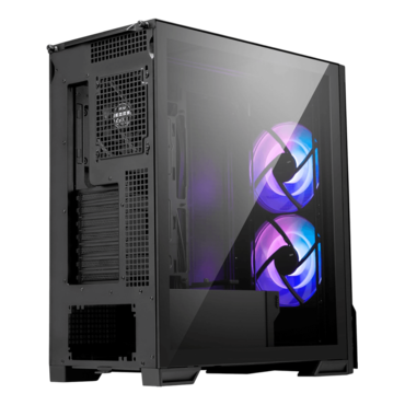 MPG VELOX 300R AIRFLOW PZ, Tempered Glass, No PSU, E-ATX, Black, Mid Tower Case