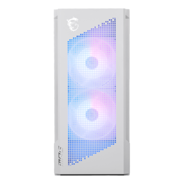 MPG VELOX 300R AIRFLOW PZ, Tempered Glass, No PSU, E-ATX, White, Mid Tower Case