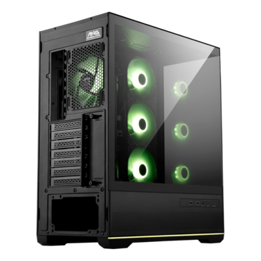 MAG PANO 110R PZ, Tempered Glass, No PSU, ATX, Black, Mid Tower Case