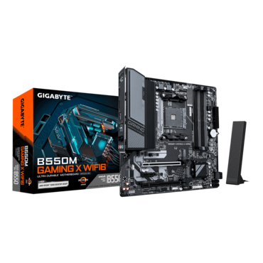 B550M GAMING X WIFI6, AMD B550 Chipset, AM4, microATX Motherboard