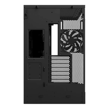 H9 Flow (2025), Tempered Glass, No PSU, E-ATX, Black, Mid Tower Case