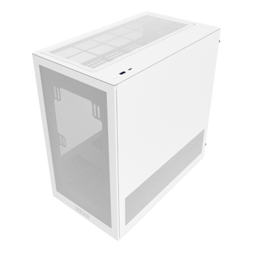 H3 Flow (2025), Tempered Glass, No PSU, microATX, White, Mini Tower Case