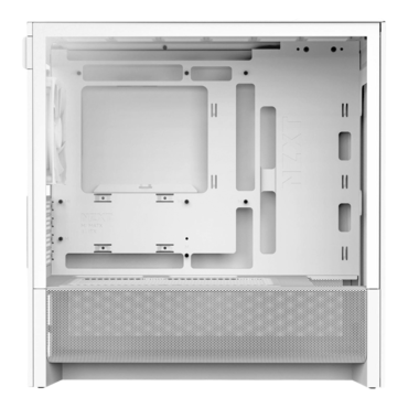 H3 Flow (2025), Tempered Glass, No PSU, microATX, White, Mini Tower Case