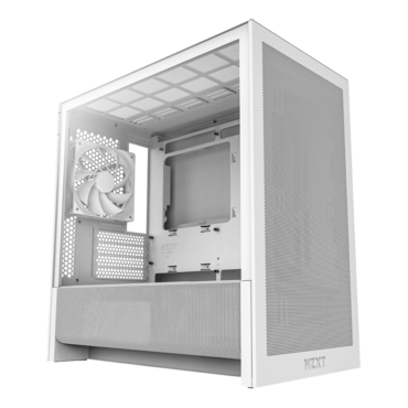 H3 Flow (2025), Tempered Glass, No PSU, microATX, White, Mini Tower Case