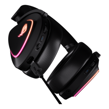 ROG Delta II, Wired/Bluetooth/Wireless, Black, Gaming Headset