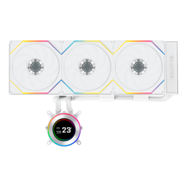 HydroShift II LCD-C 360TL, White, 360mm Radiator, Liquid Cooling System