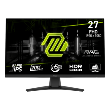 MAG 272F, 27&quot; Rapid IPS, 1920 x 1080 (Full HD), 0.5 ms, 200Hz, FreeSync™ Premium Gaming Monitor