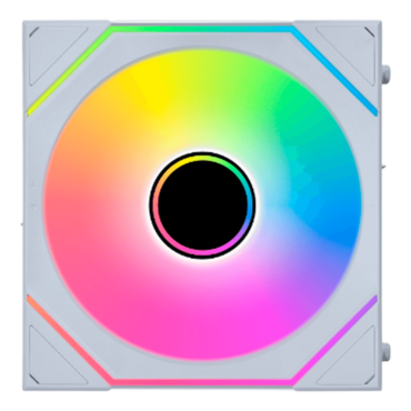 UNI FAN SL-INF Wireless 3 x 120mm, White, w/ Controller, ARGB LEDs, 2300 RPM, 67 CFM, 29.2 dBA, Cooling Fans