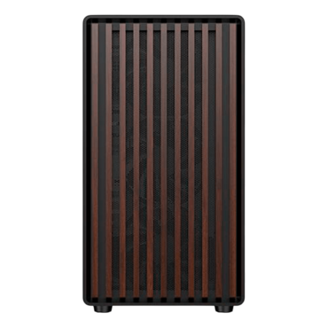 DIY-mATX06-Wood, Tempered Glass, No PSU, microATX, Black, Mini Tower Case