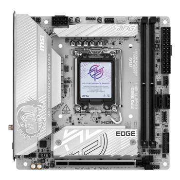 MPG B860I EDGE TI WIFI, Intel® B860 Chipset, LGA 1851, Thunderbolt™ 4, Mini-ITX Motherboard