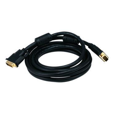 10ft 28AWG CL2 Dual Link DVI-D Cable - Black